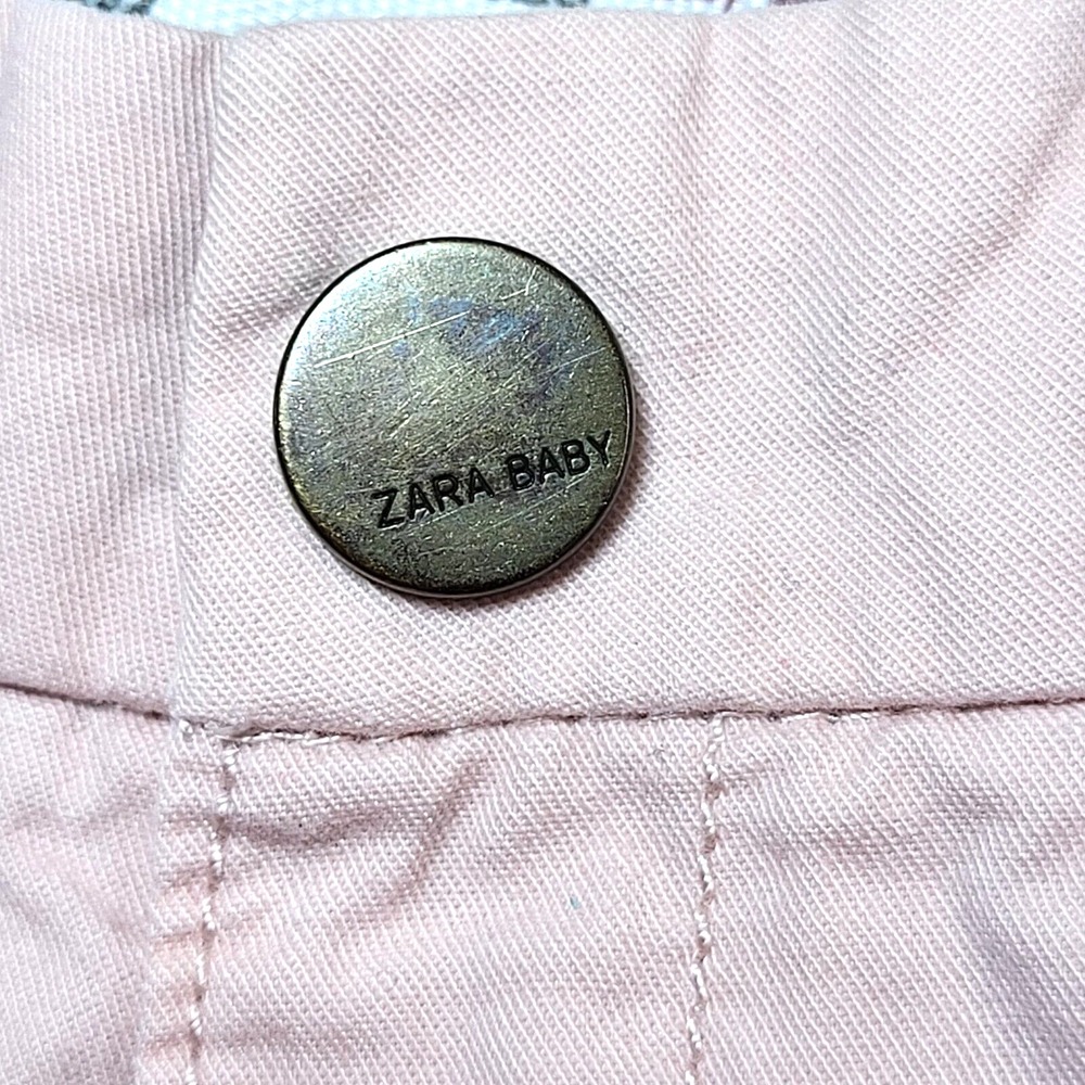 Zara Baby Collection Bunny Long Sleeve TShirt Dusty Pink Pleated Pant Set 12-18M - Picture 11 of 16